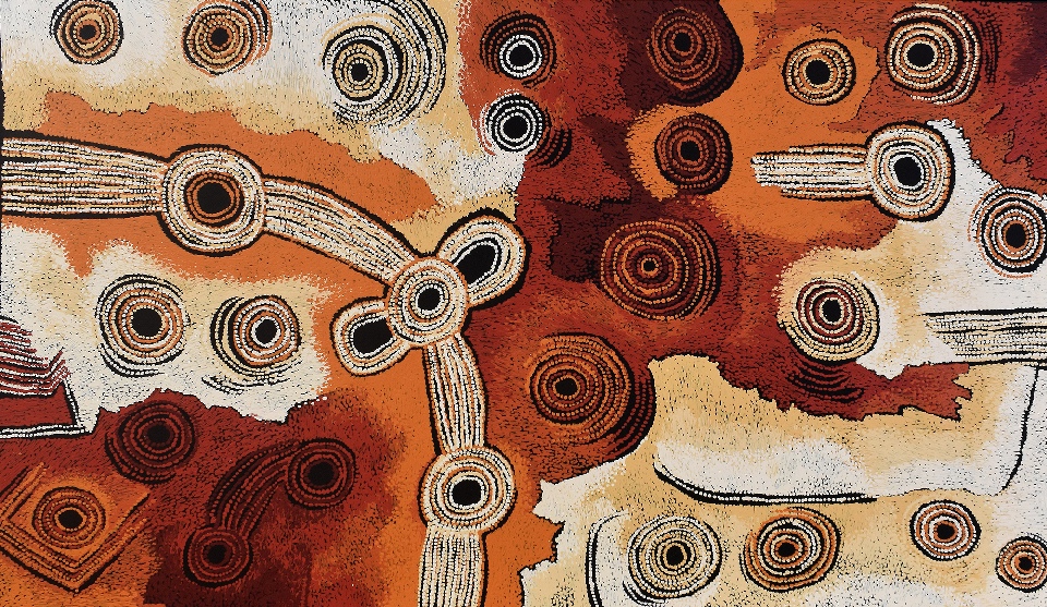 Kalaya Tjukurrpa - TBAFD55/0523 by Teresa Baker