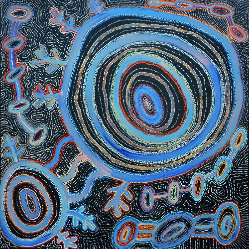 Pikilyi Jukurrpa (Vaughan Springs Dreaming) - TNHWU1966/17ny