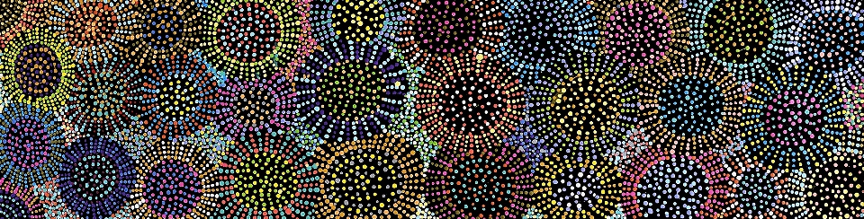 Jintiparnta Jukurrpa (Desert Truffle Dreaming) - Mina Mina - TNMWU1461/20ny by Tina Napangardi Martin Robertson