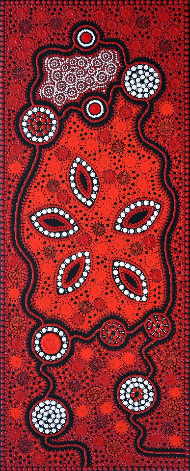 Journey Tracks To Sacred Sites - Corroboree Grounds - TSOG0020 by Tony Sorby