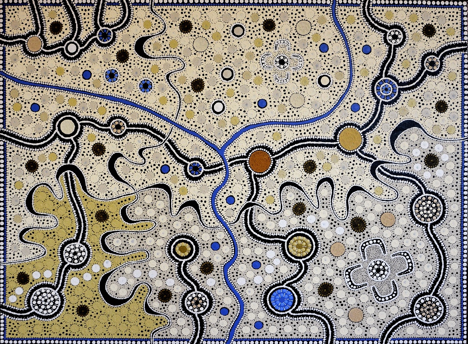 Journey Tracks To Sacred Water Sites - Meeting Places - TSOG0129 by Tony Sorby