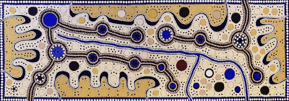 Journey Tracks To Sacred Water Sites - TSOG0282 by Tony Sorby