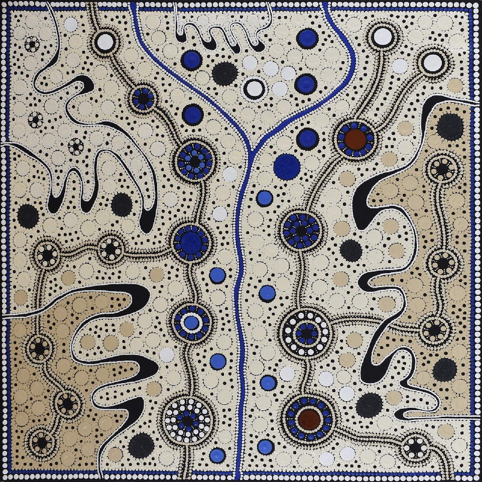 Journey Tracks To Sacred Water Sites - TSOG0366 by Tony Sorby