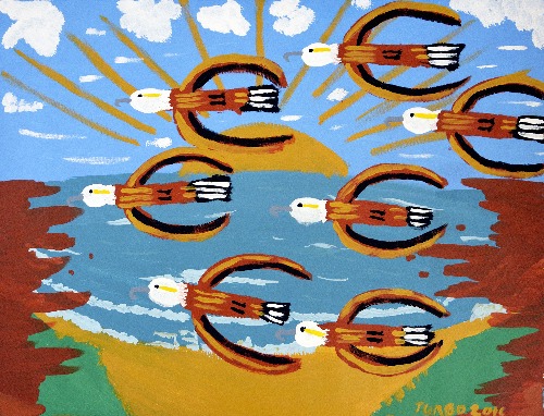 Seven Sea Eagles in the Rising Sun - TTBDD0048