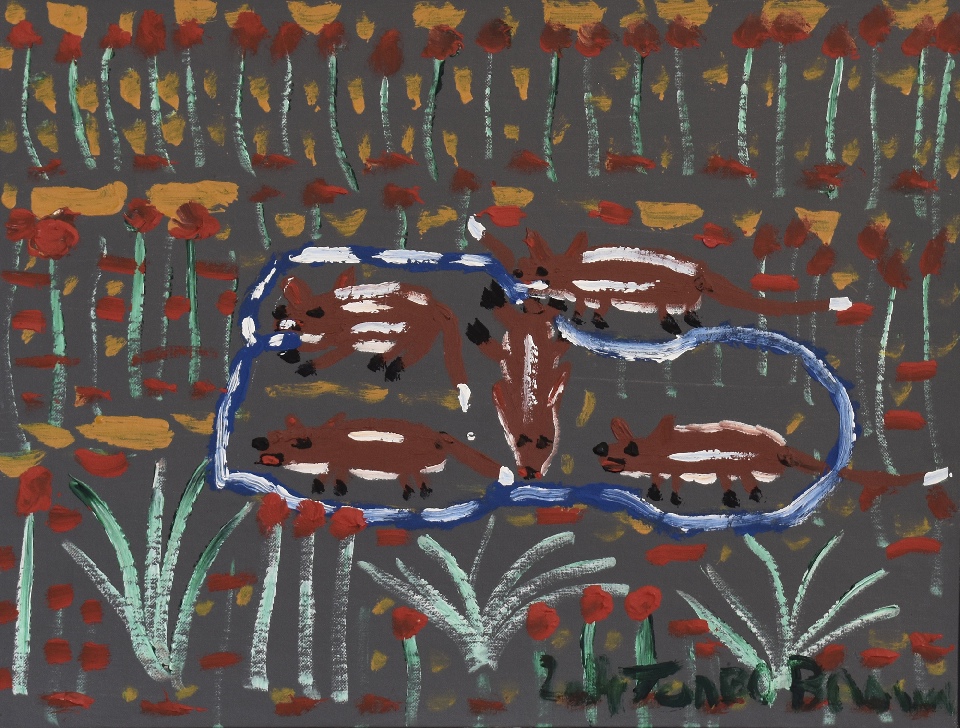 Tasmanian Devils -  TTBES0009 by Trevor Turbo Brown