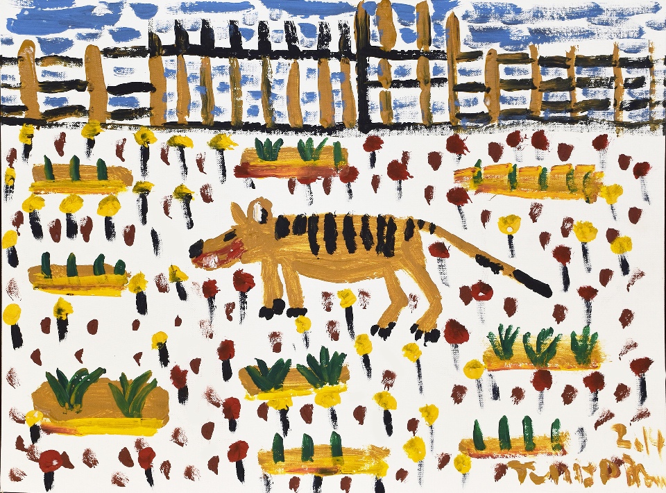 Tasmanian Tiger - TTBES0010 by Trevor Turbo Brown