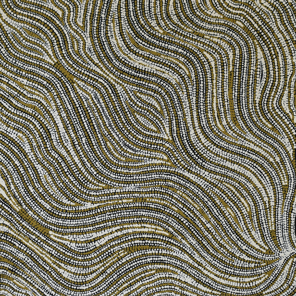 Ngalyipi Jukurrpa (Snakevine Dreaming) - Mina Mina - VNGG0014 by Valda Napangardi Granites