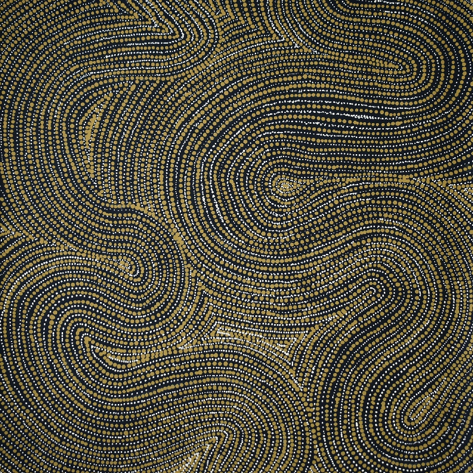 Ngalyipi Jukurrpa (Snakevine Dreaming) - Mina Mina - VNGG0016 by Valda Napangardi Granites