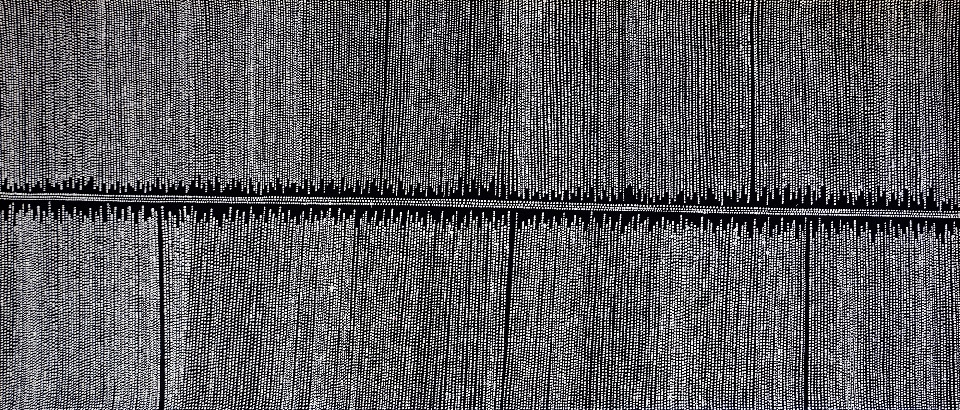 Ngalyipi Jukurrpa (Snakevine Dreaming) - Mina Mina - VNGKOG1237/20 by Valda Napangardi Granites