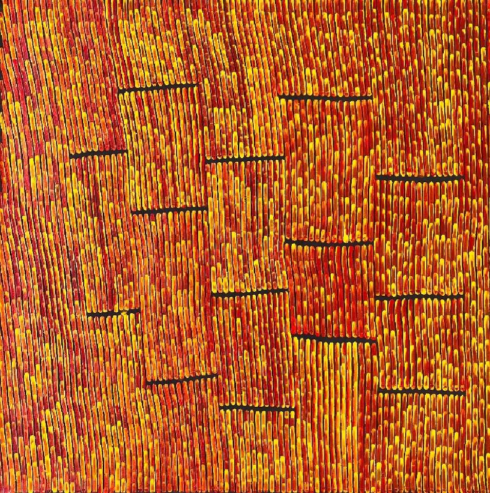 Tingari Cycle - WJBWU7280/22 by Walter Jangala Brown
