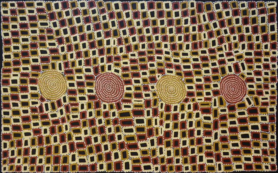 Tingari - WTJG0104 by Walala Tjapaltjarri