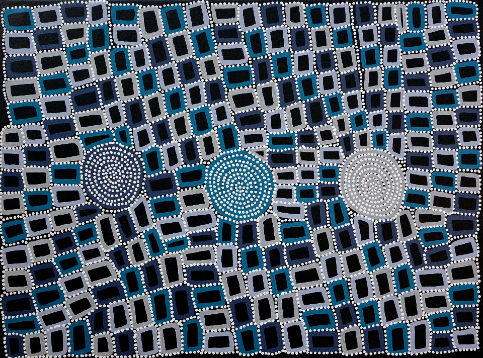 Tingari - WTJG0117 by Walala Tjapaltjarri