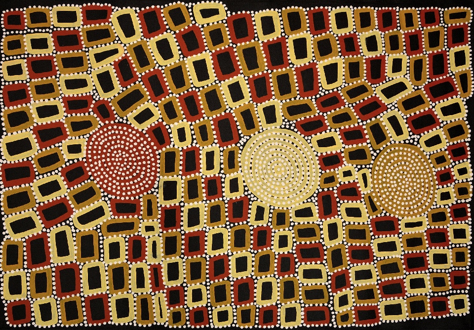 Tingari - WTJG0105 by Walala Tjapaltjarri