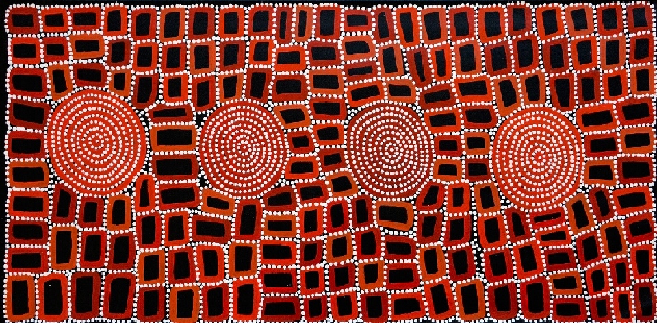 Tingari - WTJG0160 by Walala Tjapaltjarri