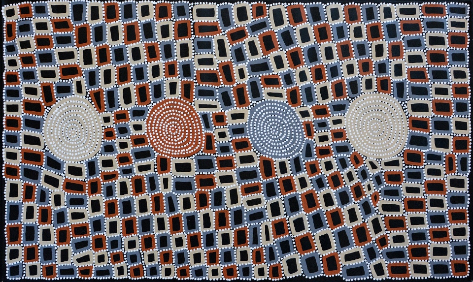 Tingari - WTJG0173 by Walala Tjapaltjarri