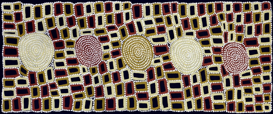 Tingari - WTJG0145 by Walala Tjapaltjarri