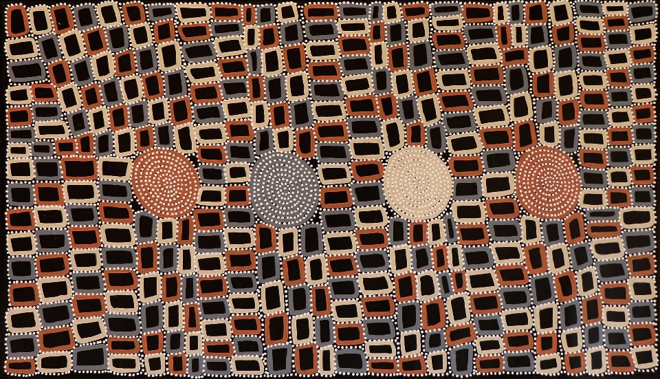 Tingari - WTJG0195 by Walala Tjapaltjarri