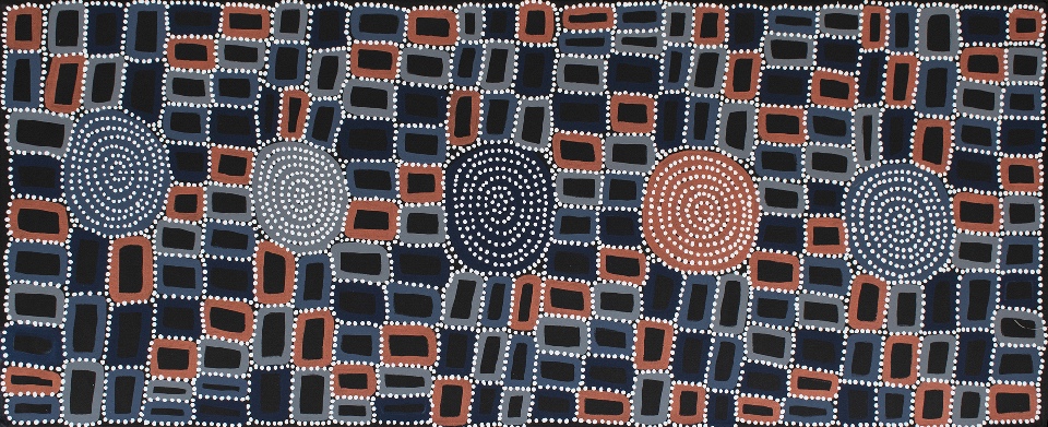 Tingari - WTJJ0002 by Walala Tjapaltjarri