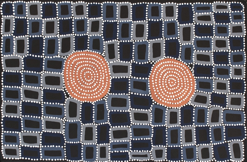 Tingari - WTJJ0003 by Walala Tjapaltjarri