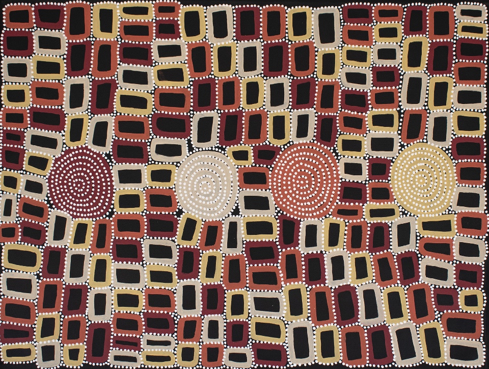 Tingari - WTJJ0001 by Walala Tjapaltjarri