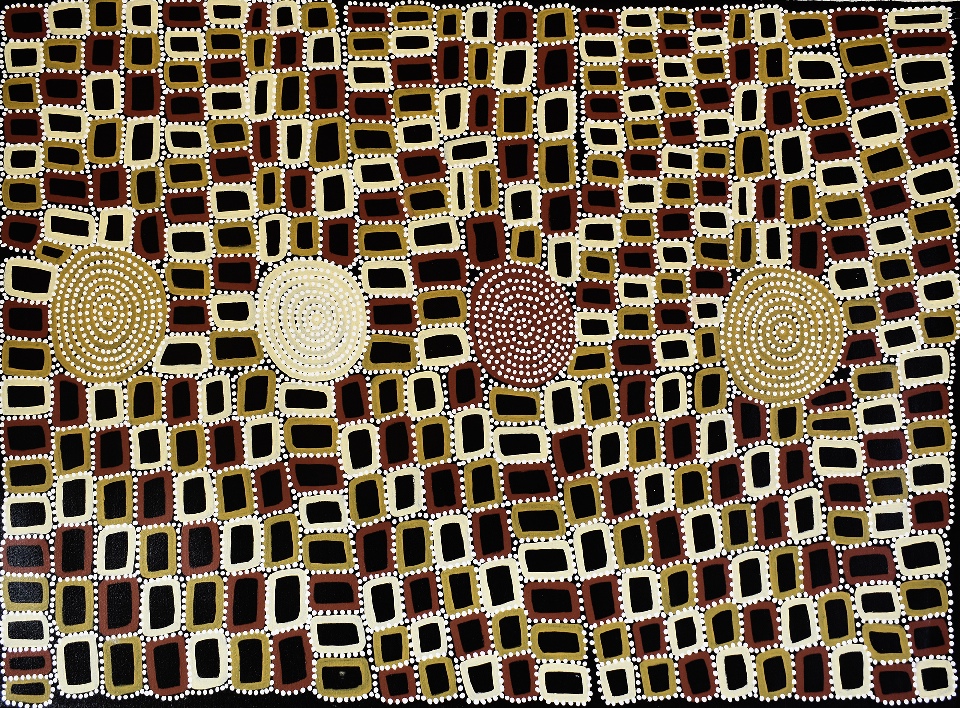 Tingari - WTJG0203 by Walala Tjapaltjarri