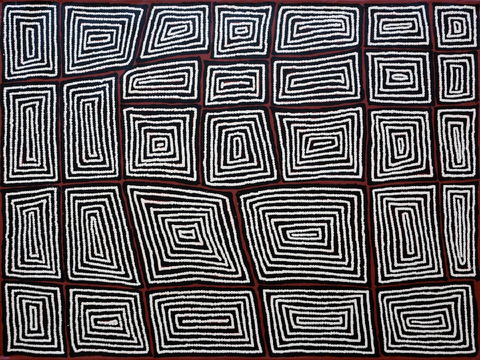 Tingari - WARFD0003 by Warlimpirrnga Tjapaltjarri