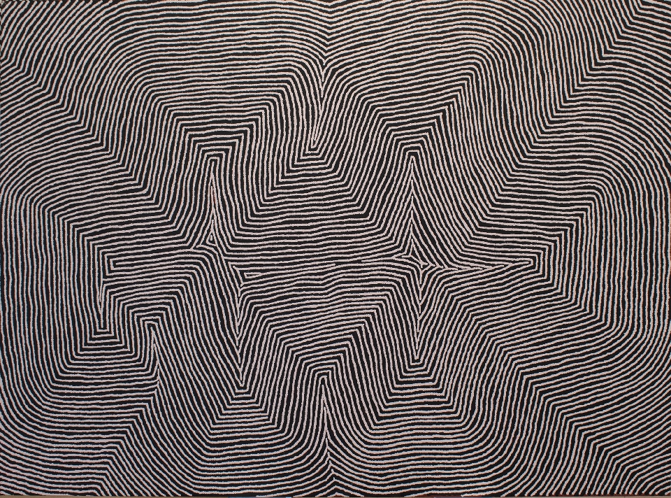 Tingari - WARHJ0820809 by Warlimpirrnga Tjapaltjarri