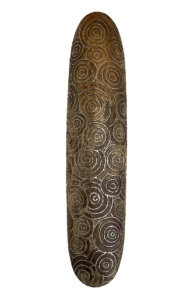 Celebration of Life Shield Sculpture - WKJDDS20001 by William King Jungala