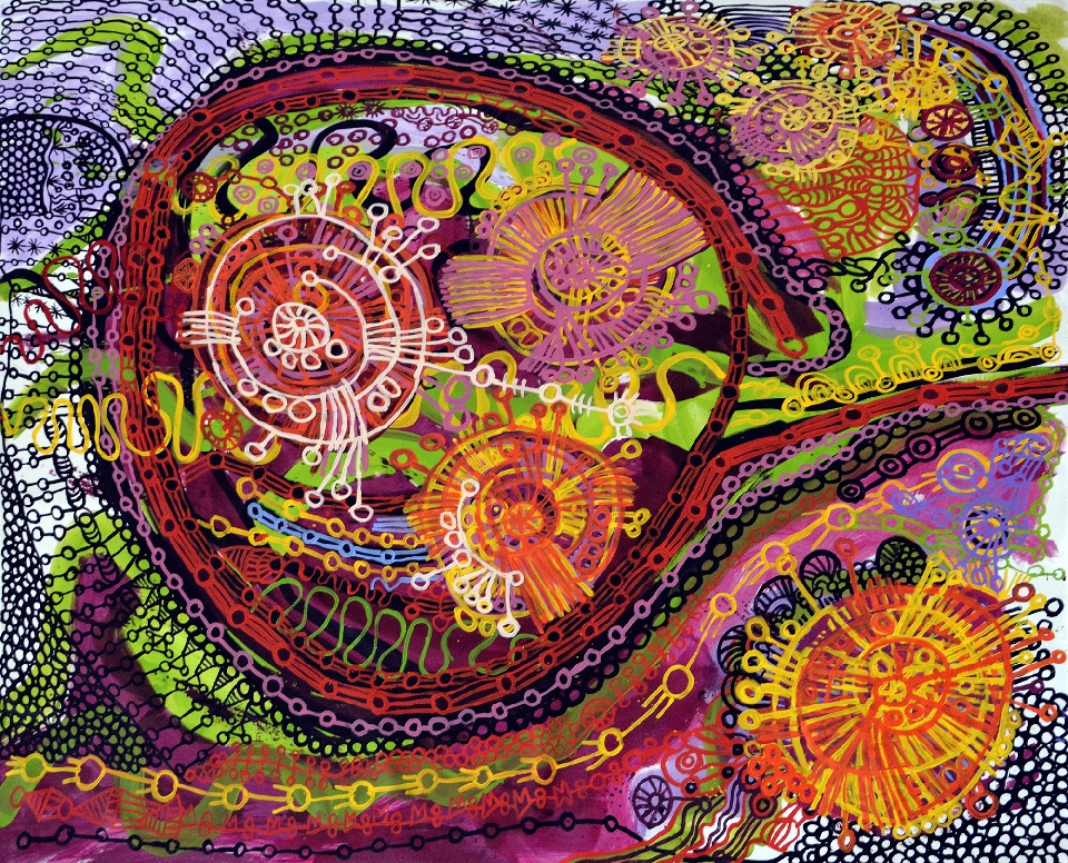 Tjala Tjukurrpa (Honey Ant Dreaming) - YYOHF0001 by Yaritji Young