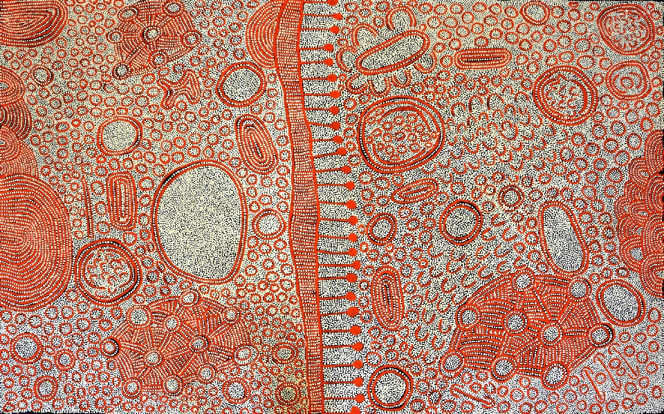 Ngaminya - YNAG0005 by Yinarupa Nangala