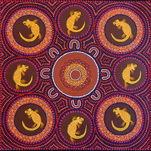 Aboriginal animal paintings