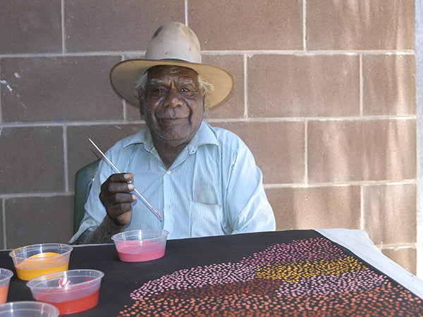 Bernard Tiglkuri painting