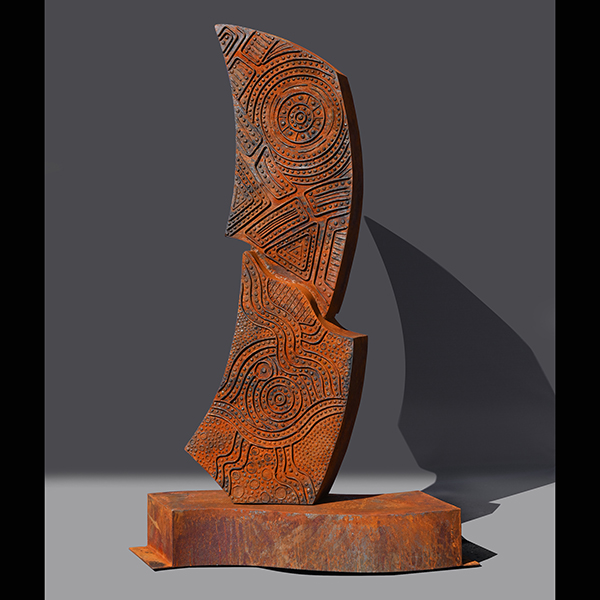 Artwork by Tarisse and Sarrita King titled 'My Country's Story'