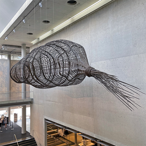 Fish Net by Urban Art Projects on display at the National Gallery of Australia