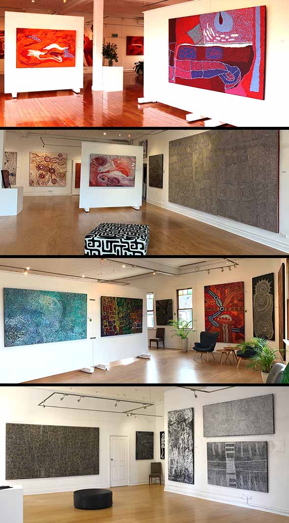 Three floors of amazing art!