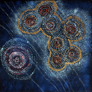 Ubestemt halvleder Folde Aboriginal Dreamtime Stories - Jukurrpa | Kate Owen Gallery